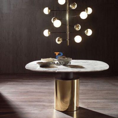 Bàn trà sofa inox mạ vàng TP 008 Bàn trà sofa inox mạ vàng TP 008