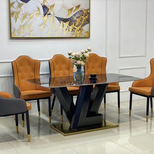 Bàn ăn inox mạ vàng TP 035 Bàn ăn inox mạ vàng TP 035