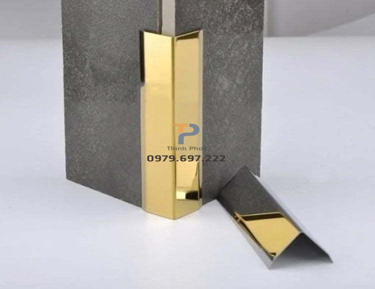 Nẹp trang trí inox mạ vàng TP 004 Nẹp trang trí inox mạ vàng TP 004