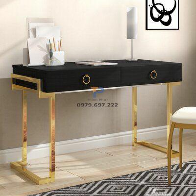 Bàn trang điểm inox mạ vàng TP 003 Bàn trang điểm inox mạ vàng TP 003