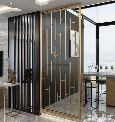 Vách ngăn inox mạ vàng TP 008 Vách ngăn inox mạ vàng TP 008