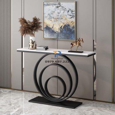 Bàn console inox mạ vàng TP 010 Bàn console inox mạ vàng TP 010