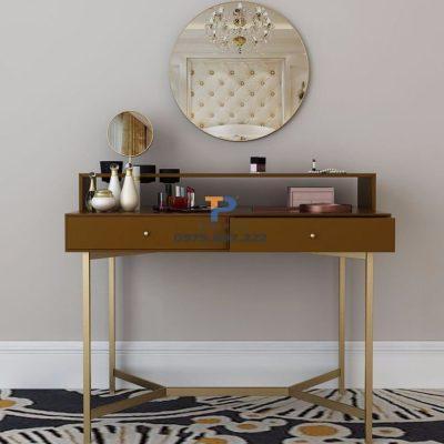 Bàn trang điểm inox mạ vàng TP 007 Bàn trang điểm inox mạ vàng TP 007