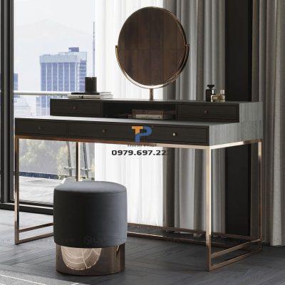 Bàn trang điểm inox mạ vàng TP 014 Bàn trang điểm inox mạ vàng TP 014